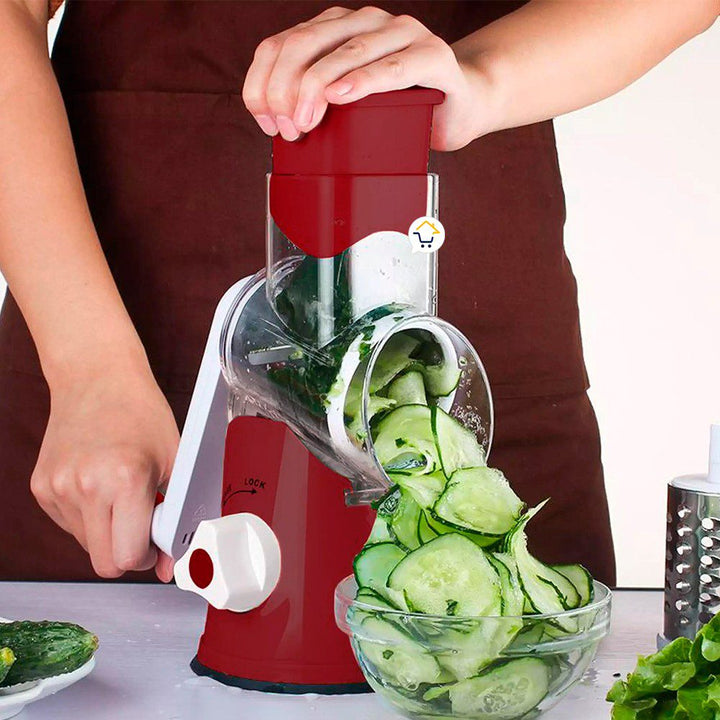 Molino Rallador 3 En 1 Cortador Picatodo Verduras Cocina CH18073