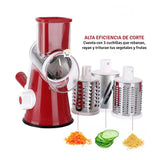 Molino Rallador 3 En 1 Cortador Picatodo Verduras Cocina CH18073