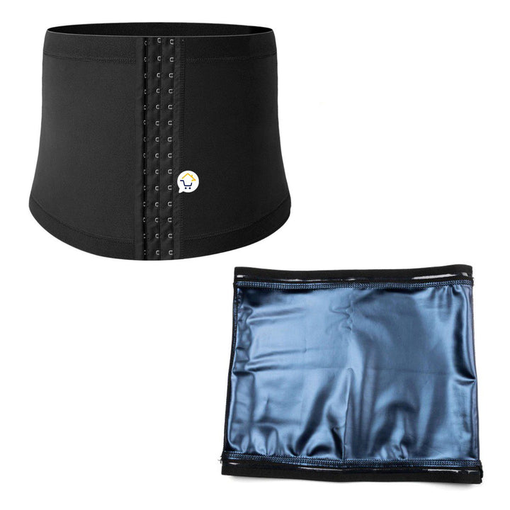 Faja Cinturilla Mujer Broches Sauna Reductora Neopreno 22008