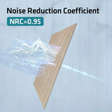 6-Pack Paneles Acústicos SEG DIRECT de Alta Resistencia - Reducción de Ruido y Control de Ecos con Costuras Verticales, Beige, para Cine en Casa, Estudio, Cabina de Grabación - Paredes Profesionales para Tratamiento de Audio, Superficie Texturizada, Dise