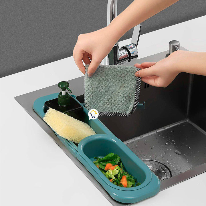 Escurridor Plegable Cesta De Drenaje Y Almacenamiento Cocina 22031