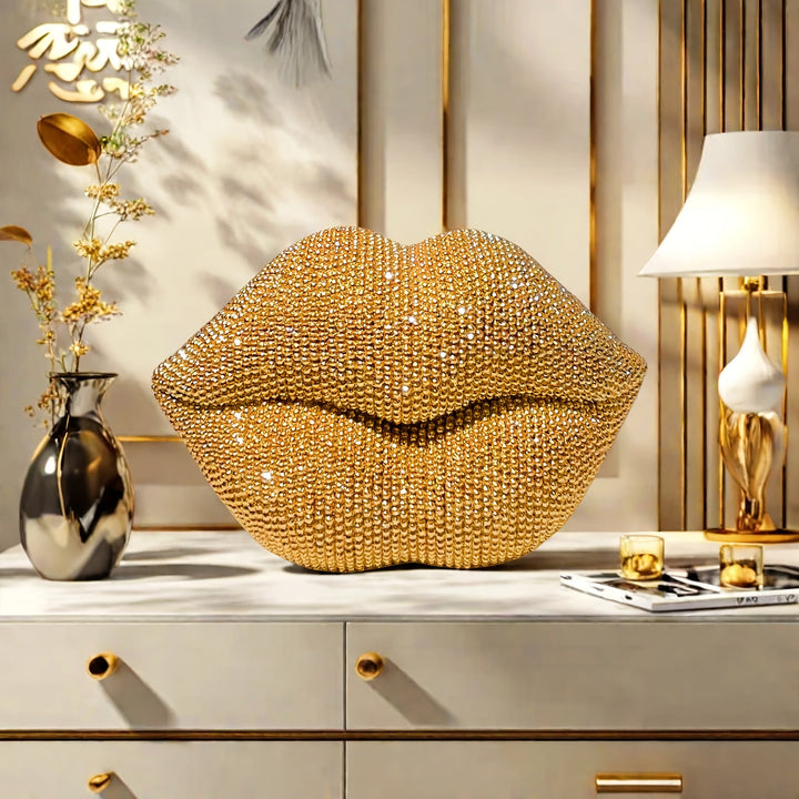 1 pieza de decoración escultural de labios sexy, ideal para sala, oficina, habitación, bar, hotel, baño, decoración de bodas, regalo de San Valentín, regalo de compromiso y diversos regalos decorativos para festividades