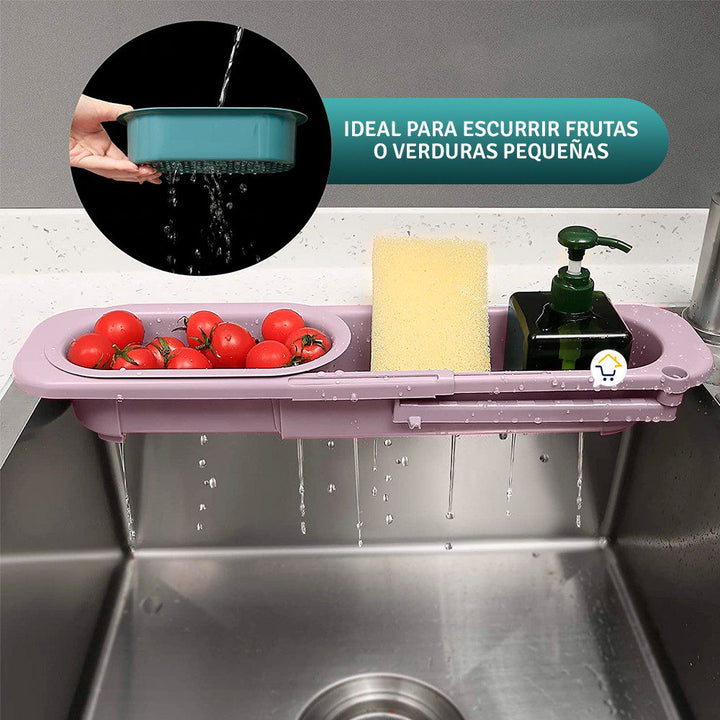 Escurridor Plegable Cesta De Drenaje Y Almacenamiento Cocina 22031