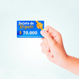 Tarjeta De Regalo Virtual $70.000 Bono TR70