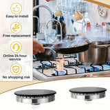 4 piezas para hornos de gas SABAF, accesorios para hornos de gas, cubierta de llama, superficie plana, 55 mm (1 pieza + 75 mm 2 piezas + 100 mm 1 pieza)