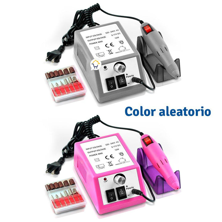 Kit Pulidor de Uñas Profesional Electrico Manicura Pedicura MZ000