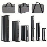 Ghostfire Aleación de Aluminio Tablero de Pedales de Guitarra, 771,11g Tablero de Pedales de Efecto con Bolsa de Transporte, Serie V - Duradero y Ligero para Uso en Directo y en Estudio