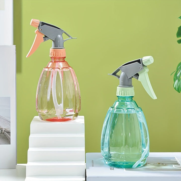 Regadera de Plástico con Boquilla Ajustable de 1 Pieza, Pulverizador Manual de Presión para Jardinería y Desinfección, Generador de Niebla Pequeño para Limpieza del Hogar y Cuidado de Plantas, Herramienta de Limpieza para el Hogar|Diseño Moderno de Pulve