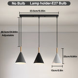 Arandela Nueva para Restaurantes con Tres Cabezas, Lámpara de Bar Moderna y Minimalista sin Bombillas