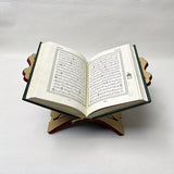 Elegante Estantería de Madera - Plegable, Exhibición Multiusos para Libros Clásicos y Textos Religiosos - Perfecta para Decoración de Hogar y Oficina, Ideal para Eid Al-Fitr, Celebraciones del Año Nuevo Islámico