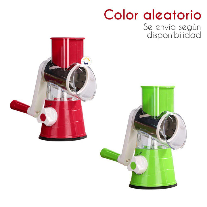 Molino Rallador 3 En 1 Cortador Picatodo Verduras Cocina CH18073