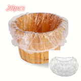 10/20/50 piezas de bolsas de baño de pies desechables, fundas portátiles para duchas, sábanas de baño de pies para hoteles y hogares, herramientas de cuidado de pies.