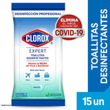 TOALLITA DESINFEC CLOROX 15U