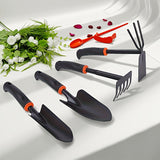 Juego de herramientas de jardinería para cavar, trasplantar, desmalezar, herramientas de plantación, herramientas de plantación de flores, pala, suelto de tierra, jardinería, plantar flores, plantar verduras, pequeña azada, hogar, caza marina, plantas, p