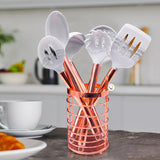 Juego Utensilios Cocina 6 Piezas Silicona Marmolizados COCI94