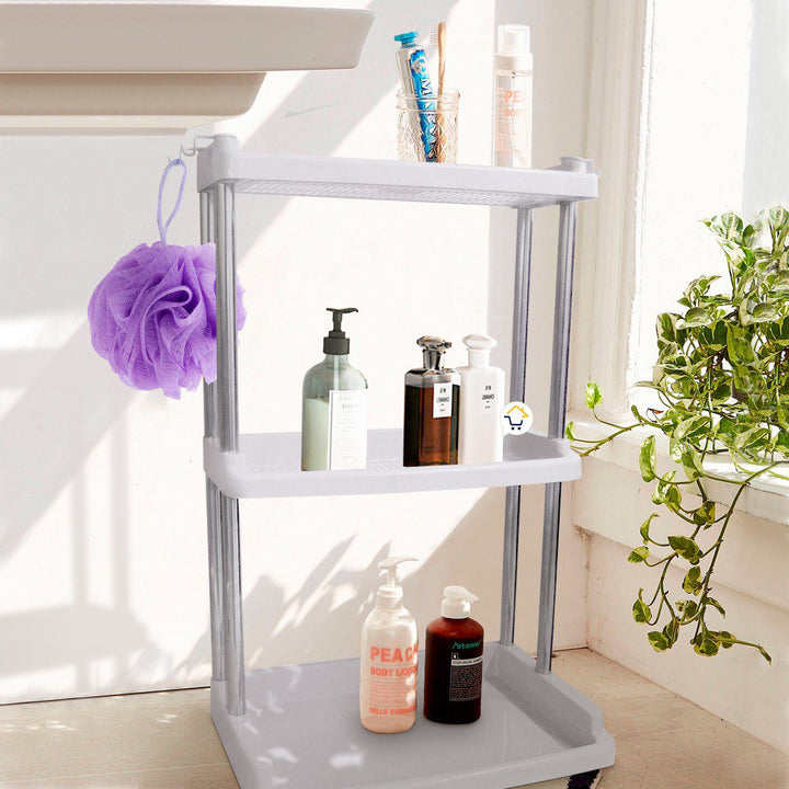 Estantería 3 Niveles Organizador Multifuncional Cocina Baño COCI141