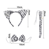 Kit Accesorios Cebra Disfraz Halloween Fiesta Disfraces OD523