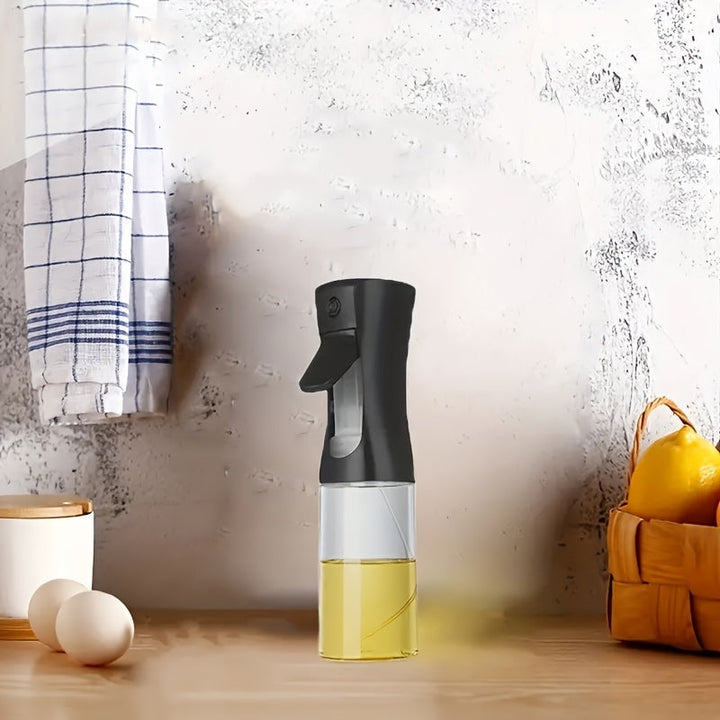 Botella de aceite de rocío continuo para cocinar - Dispensador de aceite de aire portátil - Botella dispensadora de aceite de oliva