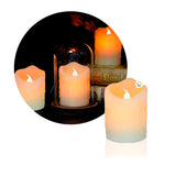 Vela LED Pequeña Efecto Real Cera Parafina WP17043-1