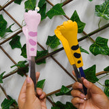 Pinza De Cocina Para Alimentos Patitas Gatito Horneado Asado 23COCI