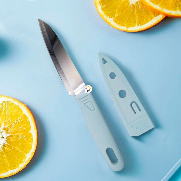 Kit Tabla de Picar 4 Piezas Cuchillo Tijera Pelador Cocina 19COCI