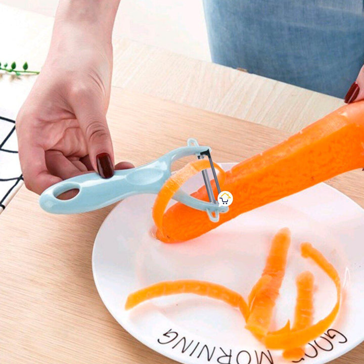 Kit Tabla de Picar 4 Piezas Cuchillo Tijera Pelador Cocina 19COCI