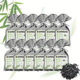 3/5/12 piezas de bolsas de purificación del aire de carbón de bambú de alta calidad | Multiusos para zapatos, armarios, dormitorios, coches, baños, cocinas y sótanos | Carbono activado natural | No se necesita electricidad, bolsas de purificación para el