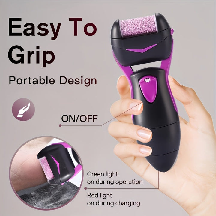 Extracción eléctrica recargable con aspiradora de polvo - Kit de cuidado de pies profesional para eliminar la piel muerta, perfecto como regalo de día del padre.