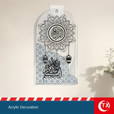 1pc Estantería Colgante de Acrílico Transparente, Estantería de Pared para Libros del Corán, Almacenamiento de Coleccionables, Revistas, Diarios, Estante de Pared, Adecuado para Decoración del Hogar y Almacenamiento de Libros Durante el Ramadán y el Eid