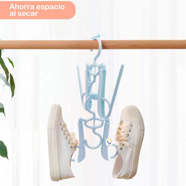 Gancho De Ropa Ajustable x5 Organizador Closet Bebé PER1