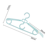 Gancho De Ropa Ajustable x5 Organizador Closet Bebé PER1