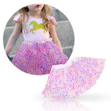Tutú Estrellas Niñas Colores Falda Ballet Disfraz OF359