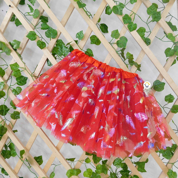 Tutú Plumas Niñas Colores Falda Ballet Disfraz OF357