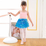Tutú Plumas Niñas Colores Falda Ballet Disfraz OF357