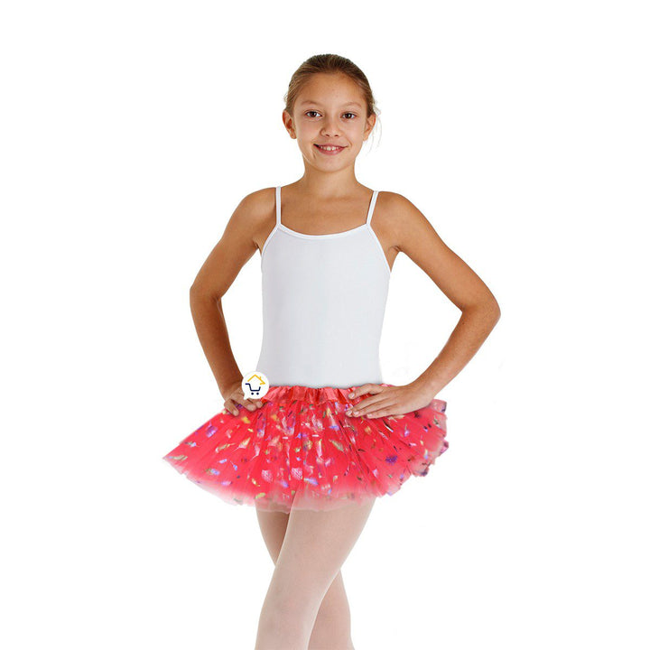 Tutú Plumas Niñas Colores Falda Ballet Disfraz OF357
