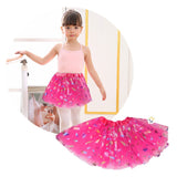 Tutú Plumas Niñas Colores Falda Ballet Disfraz OF357