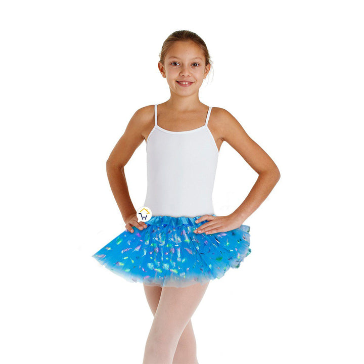 Tutú Plumas Niñas Colores Falda Ballet Disfraz OF357