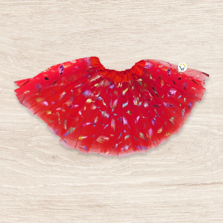 Tutú Plumas Niñas Colores Falda Ballet Disfraz OF357