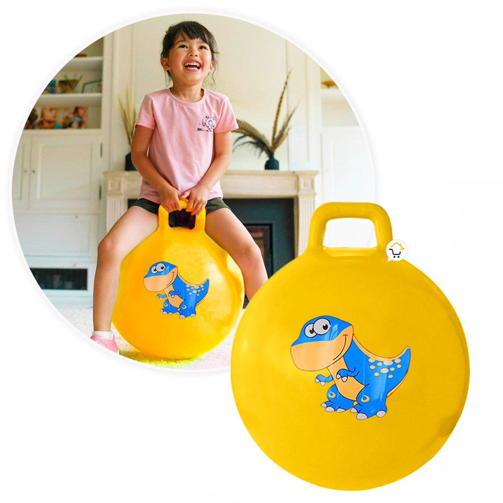 Pelota Saltarina Inflable Agarradera juguete Montable Infantil GM2201