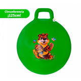 Pelota Saltarina Inflable Agarradera juguete Montable Infantil GM2201