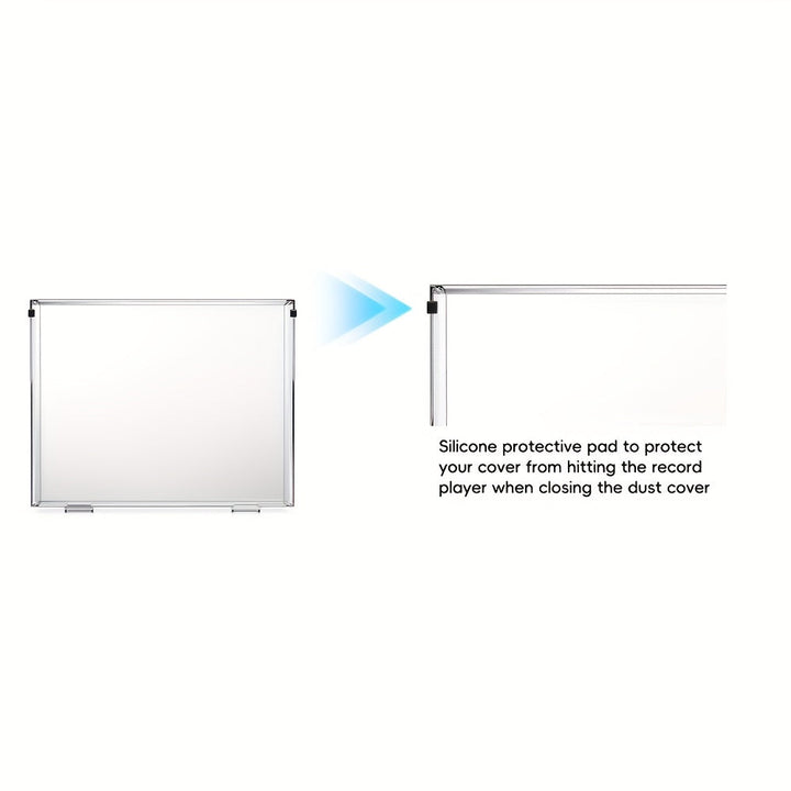 1 pieza de cubierta de polvo de giradiscos de reemplazo de acrílico transparente para Audio-Technica AT-LP120 y LP120X, cubierta de polvo para giradiscos LP120XBT, estuche protector transparente con clips de ajuste seguro y suspenders, accesorio para máq