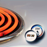 Elemento de superficie compatible con Crosley Mrmf2200km 20.32cm 5 giros quemador de superficie GE 20.32cm bobina elemento de superficie compatible con horno y estufa Whirlpool y GE - Material metálico, no requiere batería