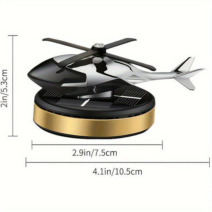 Diseminador de fragancia para avión con energía solar, con un aroma que dura mucho tiempo - Decoración premium con temática de avión para coche, hogar, oficina - Regalo perfecto para cumpleaños, Halloween o reuniones, decoración de avión, solución de fra