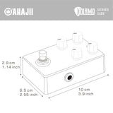 Pedal de Efecto Tremolo Estilo Vintage DOLAMO D13 con Controles de Intensidad y Velocidad, Diseño True Bypass para Guitarra Eléctrica
