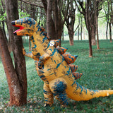 Disfraz Dinosaurio Estegosaurio Gigante Inflable Adulto DNESTEGO