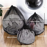 Bolsa De Lavandería De 1 Pieza, Bolsa De Lavandería De Malla Negra, Bolsa De Lavado Especial Para Lavadora