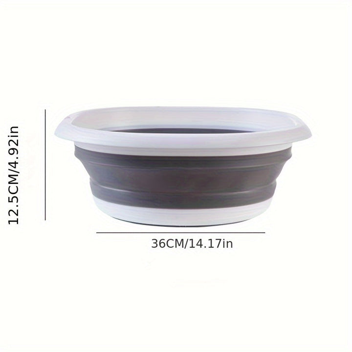 Baño de pies plegable, recipiente portátil para remojar los pies, cubo de spa de pies plegable, baño de pies portátil para dormitorios domésticos, cubo de masaje de piernas y salud