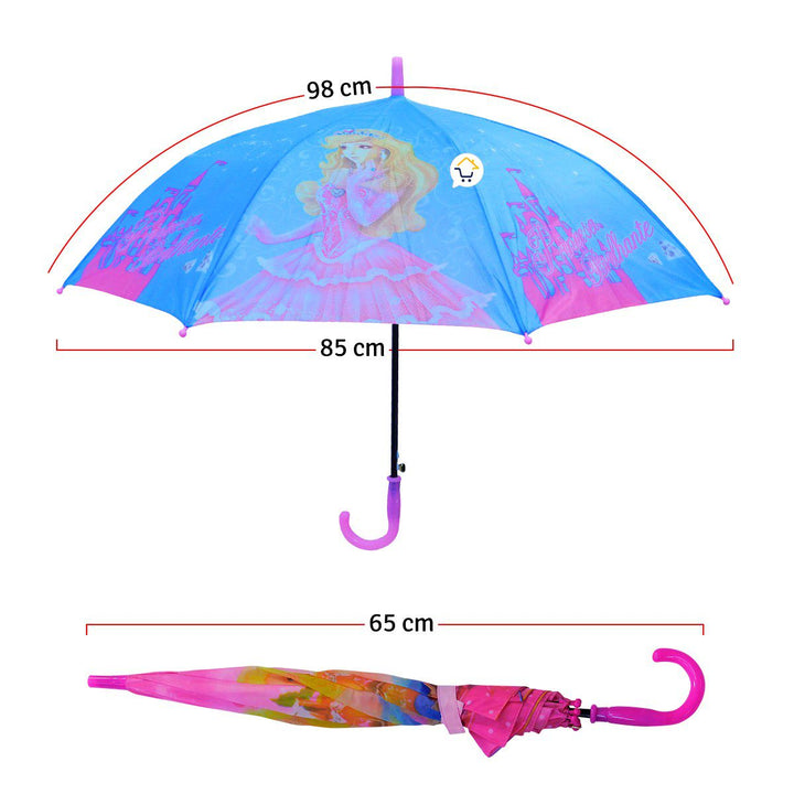 Sombrilla Paraguas Automático Infantil Princesas Silbato SPA01