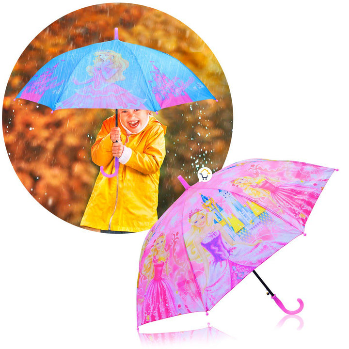 Sombrilla Paraguas Automático Infantil Princesas Silbato SPA01