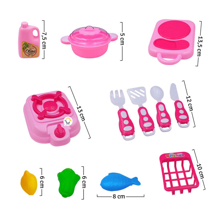 Cocina Accesorios Chef Juguete Didáctico Infantil 11855